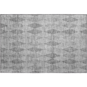 Luxury Washable Indoor/Outdoor The Reserve Gray Rug