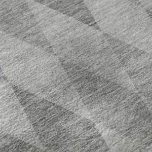 Luxury Washable Indoor/Outdoor The Reserve Gray 2\'6\" x 3\'10\" Rug