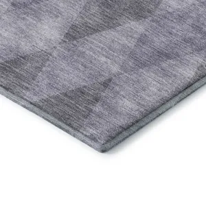 Luxury Washable Indoor/Outdoor The Reserve Lavender 2\'3\" x 7\'6\" Runner Rug