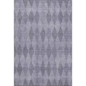 Luxury Washable Indoor/Outdoor The Reserve Lavender 9\' x 12\' Rug