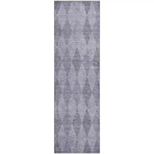 Luxury Washable Indoor/Outdoor The Reserve Lavender 2\'3\" x 7\'6\" Runner Rug