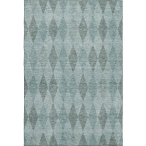 Luxury Washable Indoor/Outdoor The Reserve Teal Rug