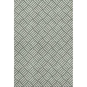 Luxury Washable Indoor/Outdoor The Reserve Basil 8\' x 10\' Rug