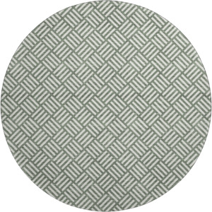 Luxury Washable Indoor/Outdoor The Reserve Basil 8' x 8' Round Rug