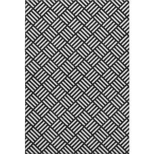 Luxury Washable Indoor/Outdoor The Reserve Black Rug