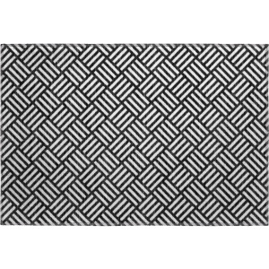 Luxury Washable Indoor/Outdoor The Reserve Black Rug