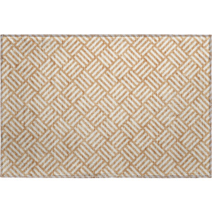 Luxury Washable Indoor/Outdoor The Reserve Copper Rug