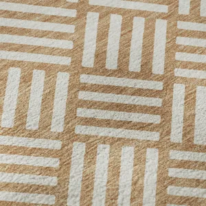 Luxury Washable Indoor/Outdoor The Reserve Copper 5\' x 7\'6\" Rug