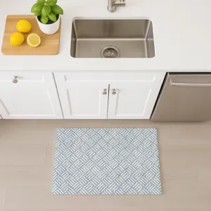 Luxury Washable Indoor/Outdoor The Reserve Denim 1\'8\" x 2\'6\" Rug
