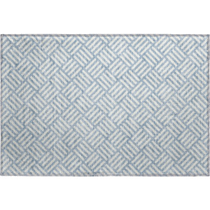 Luxury Washable Indoor/Outdoor The Reserve Denim Rug
