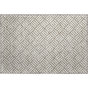 Luxury Washable Indoor/Outdoor The Reserve Taupe Rug