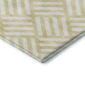 Luxury Washable Indoor/Outdoor The Reserve Wheat 2\'6\" x 3\'10\" Rug