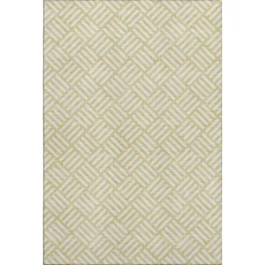 Luxury Washable Indoor/Outdoor The Reserve Wheat 2\'6\" x 3\'10\" Rug