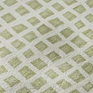 Luxury Washable Indoor/Outdoor The Reserve Aloe 2\'3\" x 7\'6\" Runner Rug