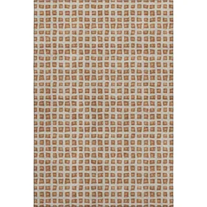Luxury Washable Indoor/Outdoor The Reserve Copper 10\' x 14\' Rug