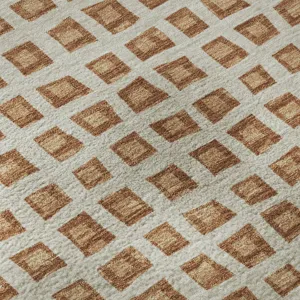 Luxury Washable Indoor/Outdoor The Reserve Copper 10\' x 14\' Rug