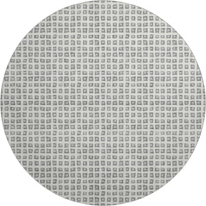 Luxury Washable Indoor/Outdoor The Reserve Gray 8' x 8' Round Rug