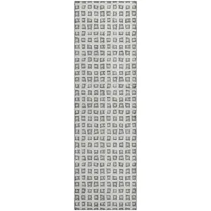 Luxury Washable Indoor/Outdoor The Reserve Gray 2\'3\" x 7\'6\" Runner Rug