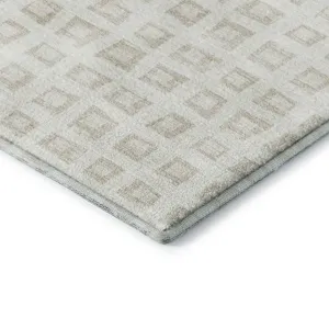 Luxury Washable Indoor/Outdoor The Reserve Ivory 9\' x 12\' Rug
