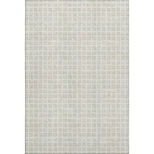 Luxury Washable Indoor/Outdoor The Reserve Ivory 9\' x 12\' Rug