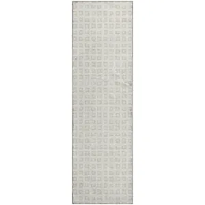 Luxury Washable Indoor/Outdoor The Reserve Ivory 2\'3\" x 7\'6\" Runner Rug