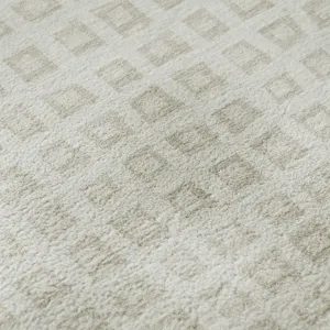 Luxury Washable Indoor/Outdoor The Reserve Ivory 9\' x 12\' Rug