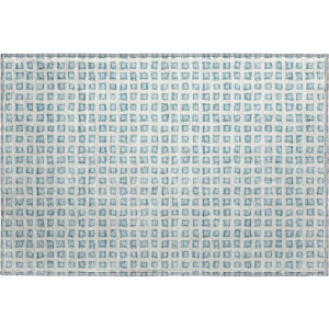 Luxury Washable Indoor/Outdoor The Reserve Teal Rug