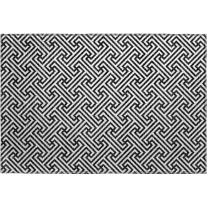 Luxury Washable Indoor/Outdoor The Reserve Black Rug