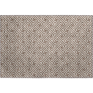 Luxury Washable Indoor/Outdoor The Reserve Coffee Rug