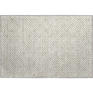 Luxury Washable Indoor/Outdoor The Reserve Flax Rug