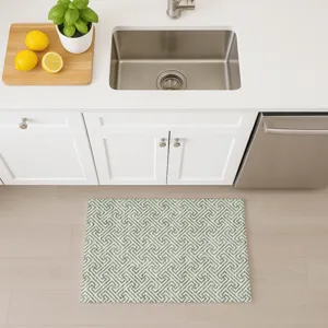 Luxury Washable Indoor/Outdoor The Reserve Sage 1\'8\" x 2\'6\" Rug