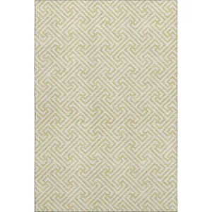 Luxury Washable Indoor/Outdoor The Reserve Wheat 3\' x 5\' Rug