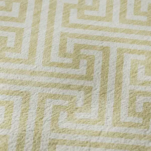 Luxury Washable Indoor/Outdoor The Reserve Wheat 3\' x 5\' Rug