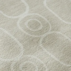 Luxury Washable Indoor/Outdoor The Reserve Beige 5\' x 7\'6\" Rug