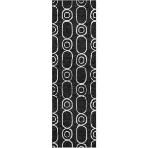 Luxury Washable Indoor/Outdoor The Reserve Black 2'3
