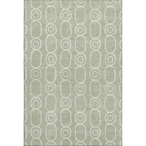 Luxury Washable Indoor/Outdoor The Reserve Celery 5\' x 7\'6\" Rug