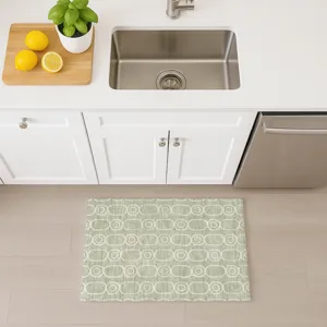 Luxury Washable Indoor/Outdoor The Reserve Celery 1\'8\" x 2\'6\" Rug