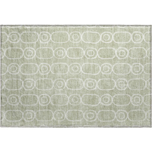 Luxury Washable Indoor/Outdoor The Reserve Celery Rug