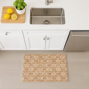Luxury Washable Indoor/Outdoor The Reserve Copper 1\'8\" x 2\'6\" Rug