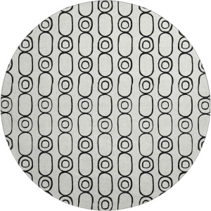 Luxury Washable Indoor/Outdoor The Reserve Ivory 8' x 8' Round Rug