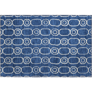 Luxury Washable Indoor/Outdoor The Reserve Navy Rug