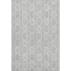 Luxury Washable Indoor/Outdoor The Reserve Silver Rug