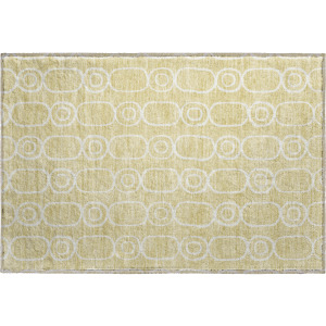 Luxury Washable Indoor/Outdoor The Reserve Wheat Rug