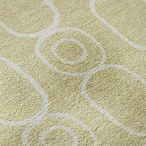 Luxury Washable Indoor/Outdoor The Reserve Wheat 10\' x 14\' Rug