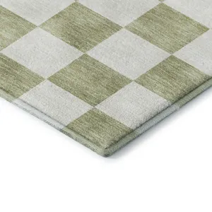 Luxury Washable Indoor/Outdoor The Reserve Aloe 2\'3\" x 7\'6\" Runner Rug