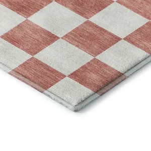 Luxury Washable Indoor/Outdoor The Reserve Coral 5\' x 7\'6\" Rug