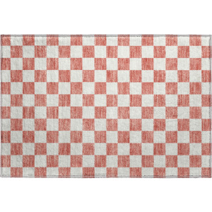 Luxury Washable Indoor/Outdoor The Reserve Coral Rug