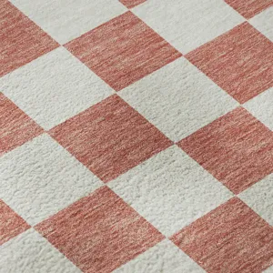 Luxury Washable Indoor/Outdoor The Reserve Coral 5\' x 7\'6\" Rug