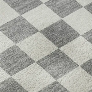 Luxury Washable Indoor/Outdoor The Reserve Gray 2\'6\" x 3\'10\" Rug