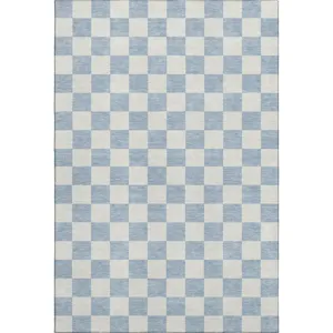 Luxury Washable Indoor/Outdoor The Reserve Sky 2\'6\" x 3\'10\" Rug